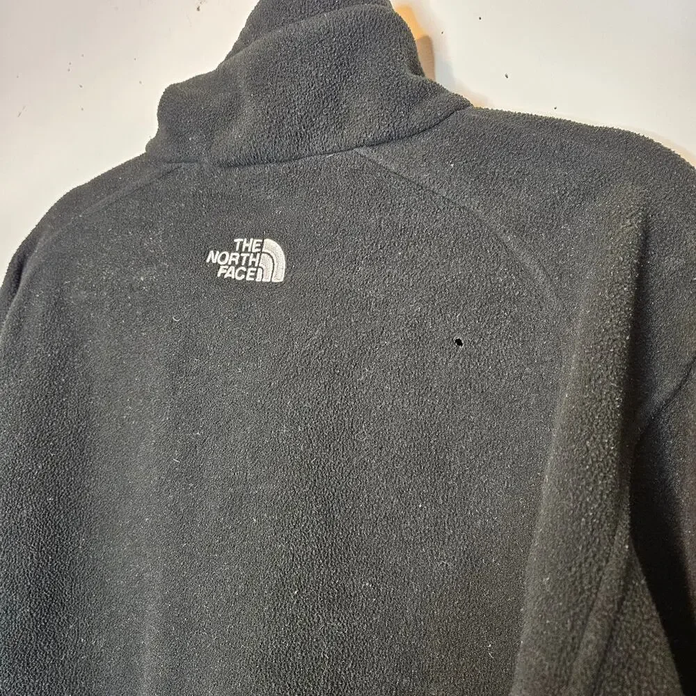 The North Face black fleece Mens sz medium full zip jacket